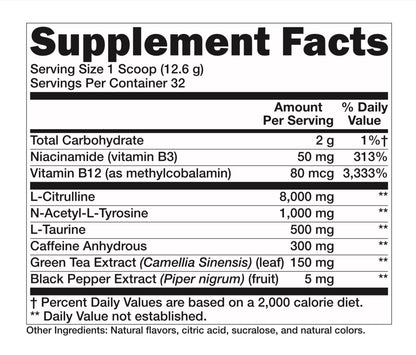 Pre-Workout (Strawberry Kiwi) - SOLD OUT